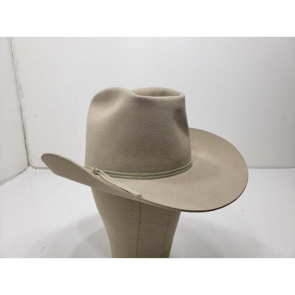 Resistol Mens Hat Cowboy Western Silver Belly B201 Colt Beige Size 6 3/4 Vintage
